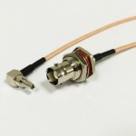 Пигтейл CRC9-BNC(female) - 15 см - кабельная сборка