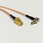 Пигтейл  CRC9-RP-SMA (female) - 15 см - кабельная сборка