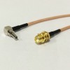 Пигтейл  CRC9-SMA (female) - 15 см - кабельная сборка