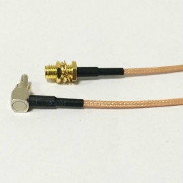 Пигтейл  CRC9-SMA (female) - 15 см - кабельная сборка