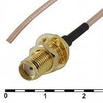 Пигтейл  SMA (female)-cab null - 15 см - кабельная сборка